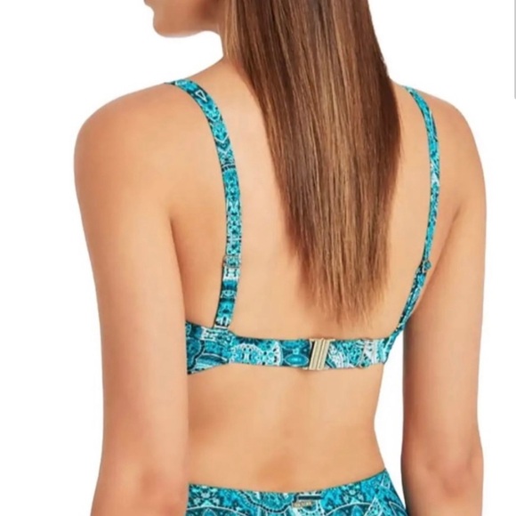 Sea Level Swim Bella Mare Twist Front DD/E Cup Bra Bikini Top Swimsuit Size 4 - Picture 5 of 6